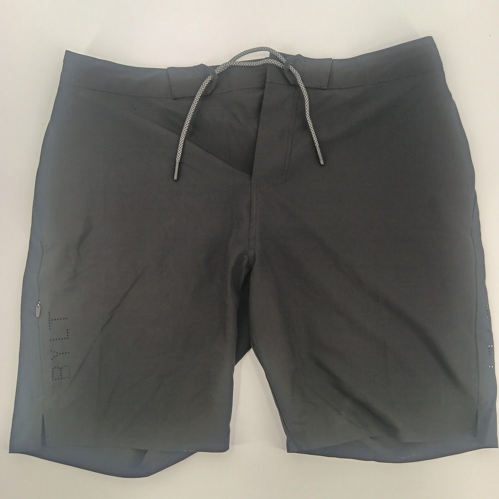BYLT Basics Coastal Boardshorts Mens XL Black Swim Shorts Quick Dry 9" Inseam